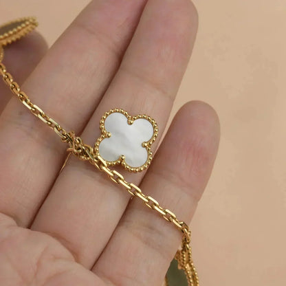 [Bloom]LUCKY SPRING 5 MOTIF GOLD BRACELET