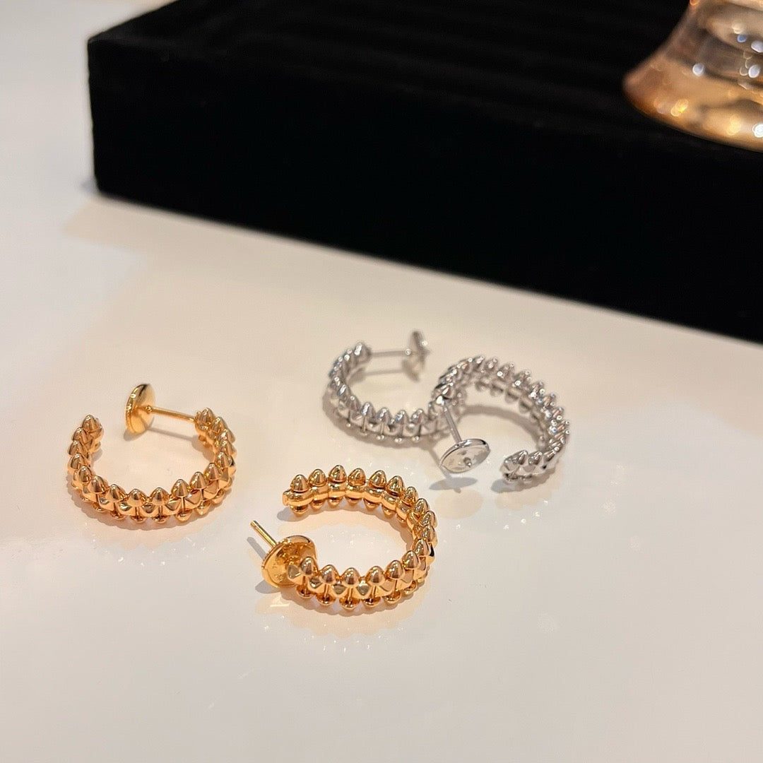 [Bloom]CLASH SMALL HOOP EARRINGS