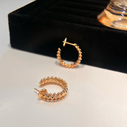 [Bloom]CLASH SMALL HOOP EARRINGS