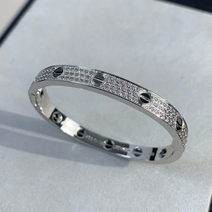 [Bloom]LOVE BRACELET 6.1MM DIAMOND-PAVED CERAMIC