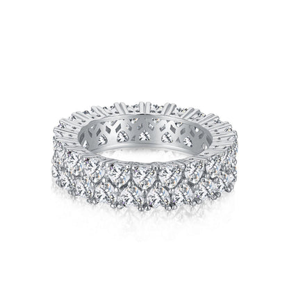 [Bloom]Sparkling Full Heart Ring