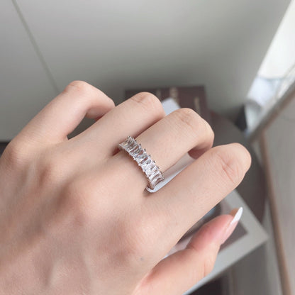 [Bloom]Unique Colorful Radiant Cut RIng