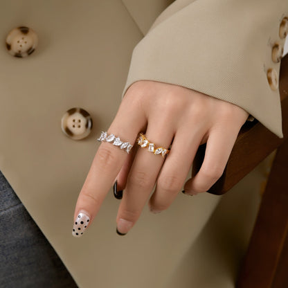 [Bloom]Delicate Multi Cut Ring