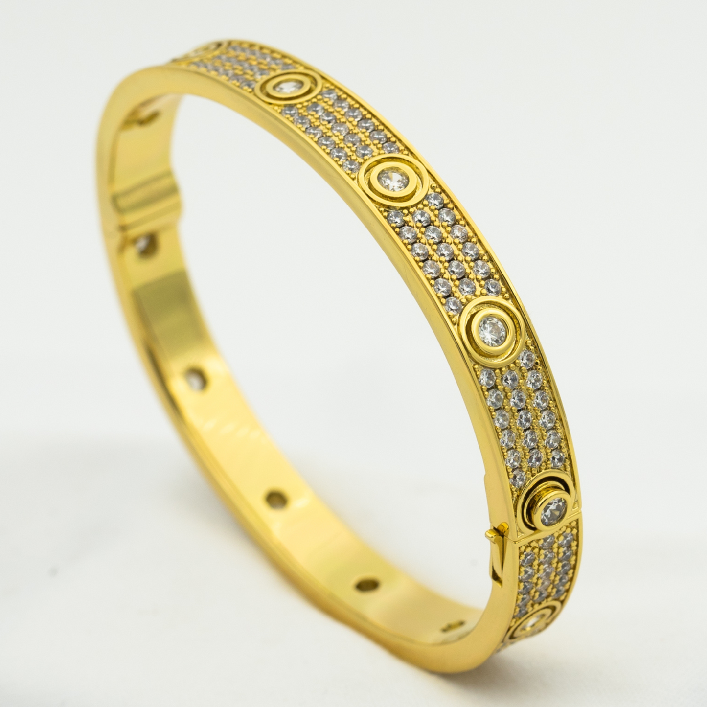 [Bloom]LOVE BRACELET 6.1MM DIAMOND-PAVED 10 BIG DIAMONDS