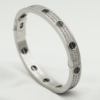 [Bloom]LOVE BRACELET 6.1MM DIAMOND-PAVED CERAMIC