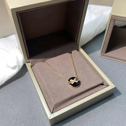 [Bloom]JEUX DE ROSE GOLD DIAMOND NECKLACE