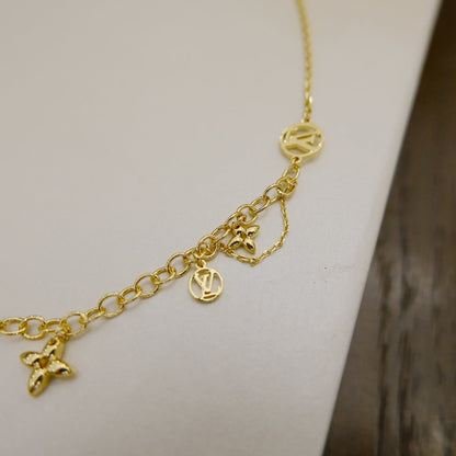 [Bloom]BLOOMING SUPPLE NECKLACE BRASS