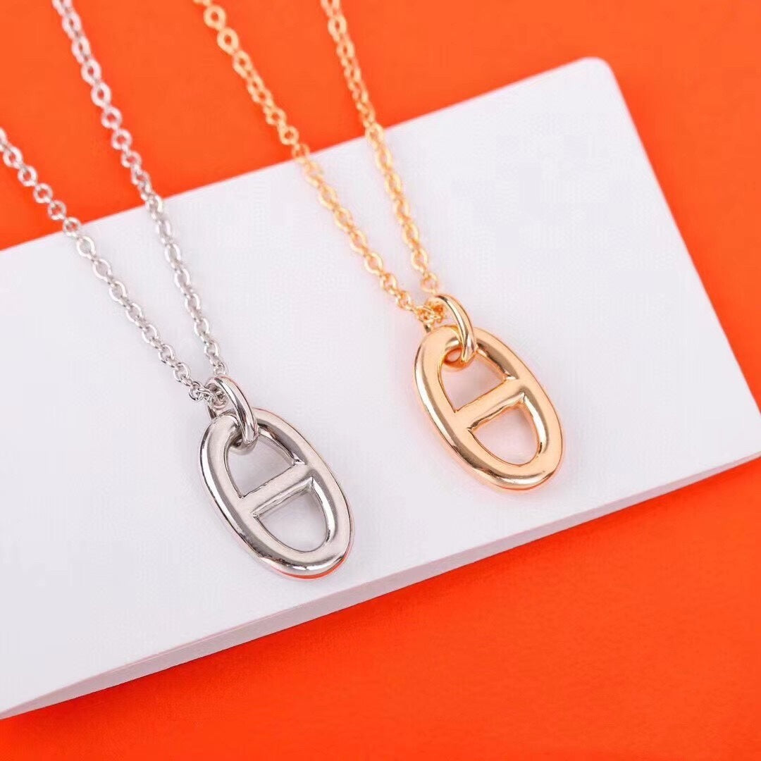 [Bloom]HM PIG NOSE NECKLACE