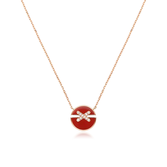 [Bloom]JEUX DE ROSE GOLD DIAMOND NECKLACE