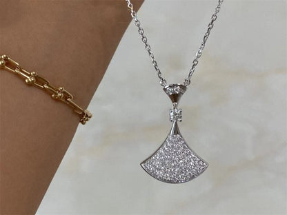 [Bloom]DREAM NECKLACE SILVER FULL DIAMOND