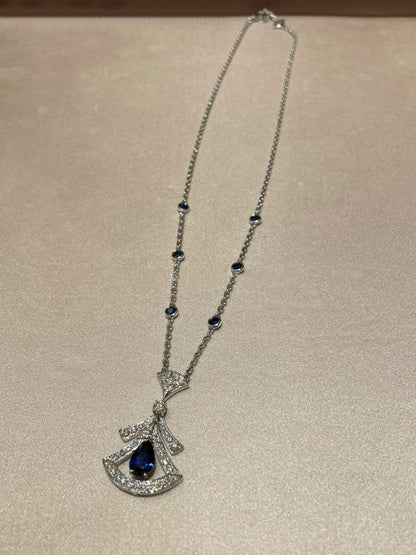 [Bloom]DREAM NECKLACE AGATE DIAMOND SILVER