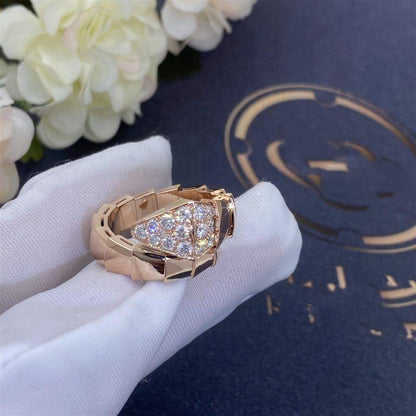 [Bloom]SERPENTI RING PINK GOLD DIAMOND