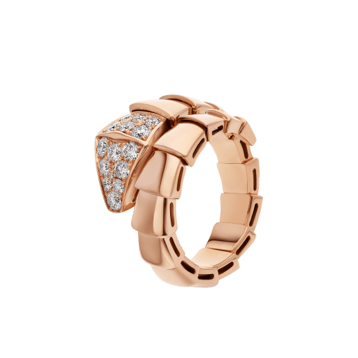 [Bloom]SERPENTI RING PINK GOLD DIAMOND