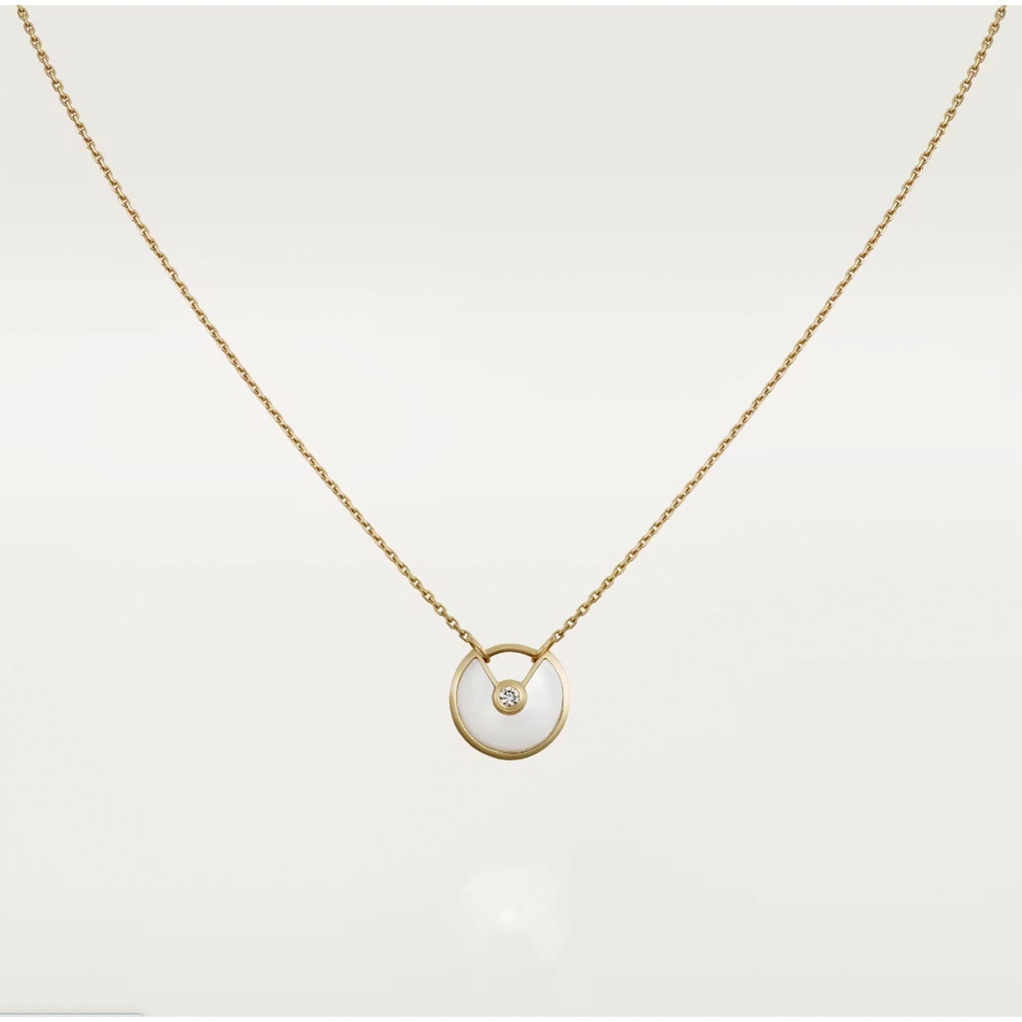 [Bloom]AMULETTE ROSE GOLD MOP NECKLACE