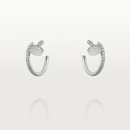 [Bloom]JUSTE EARRINGS 12.75MM SILVER DIAMOND