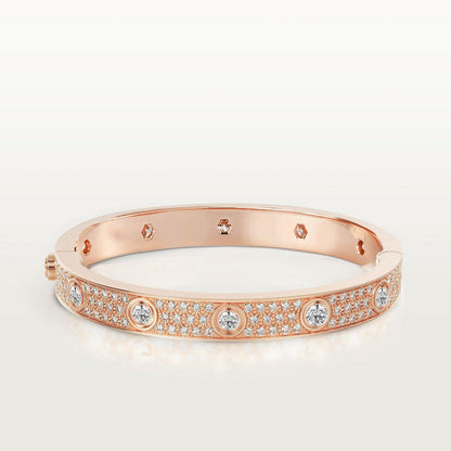 [Bloom]LOVE BRACELET 6.1MM DIAMOND-PAVED 10 BIG DIAMONDS