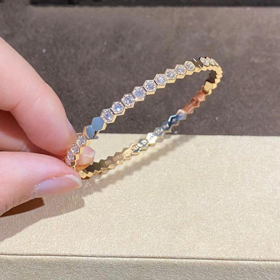 [Bloom]BEE LOVE GOLD BRACELET FULL DIAMOND