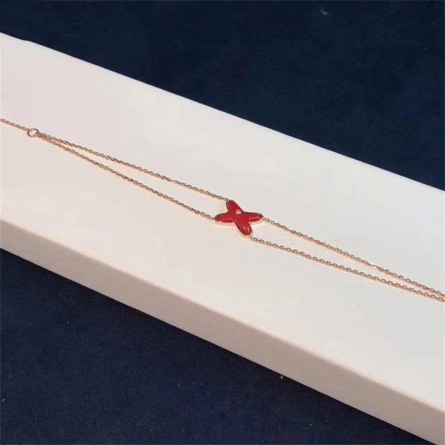 [Bloom]JEUX BRACELET CARNELIAN PINK GOLD 1 DIAMOND