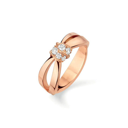 [Bloom]LIENS RING PINK GOLD DIAMOND