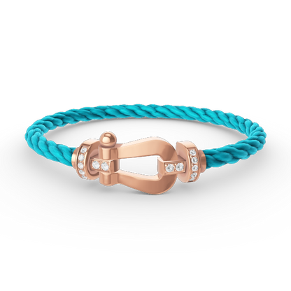 [Bloom]FORCE LARGE HORSESHOE HALF DIAMOND BRACELET ROSE GOLD