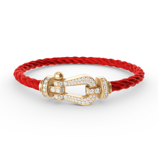 [Bloom]FORCE LARGE HORSESHOE FULL DIAMOND BRACELET GOLD