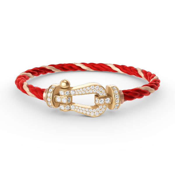 [Bloom]FORCE LARGE HORSESHOE FULL DIAMOND BRACELET GOLD