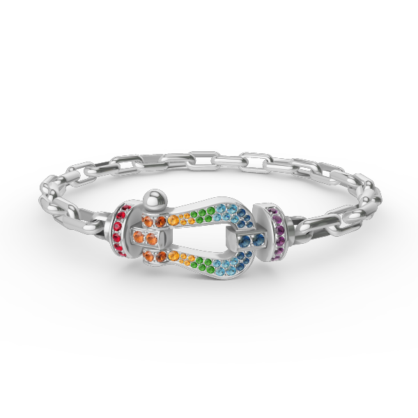 [Bloom]FORCE LARGE HORSESHOE CLASP  METAL BRACELET