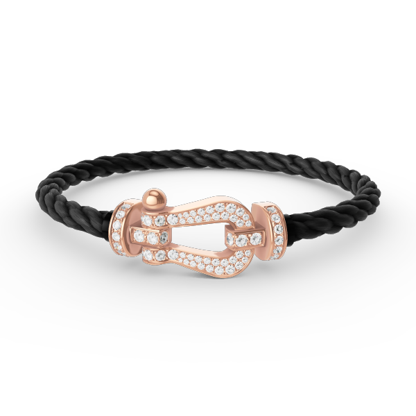 [Bloom]FORCE LARGE HORSESHOE FULL DIAMOND BRACELET ROSE GOLD