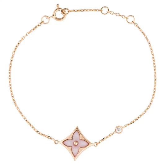 [Bloom]STAR 1 DIAMOND PINK GOLD BRACELET