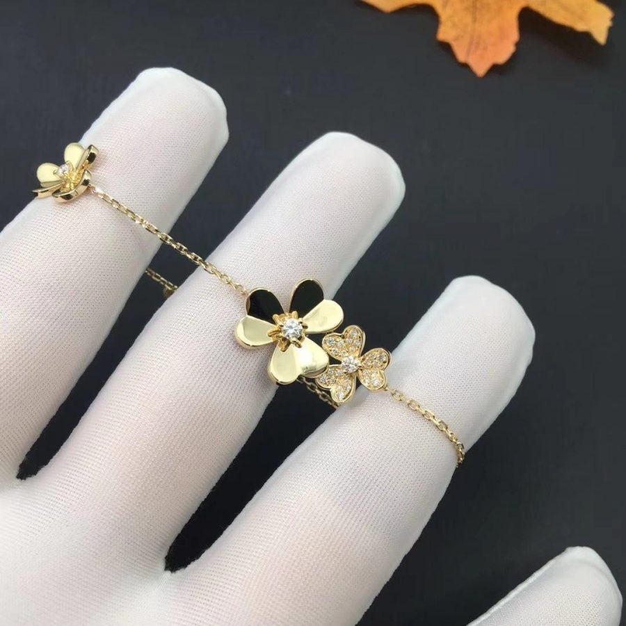 [Bloom]FRIVOLE GOLD 5 FLOWERS BRACELET