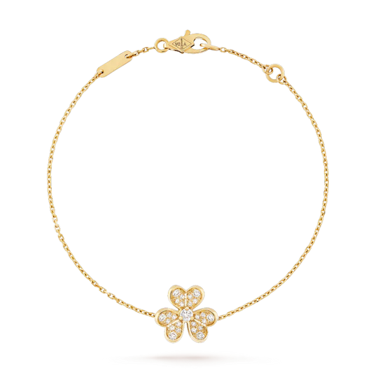 [Bloom]FRIVOLE GOLD FLOWER DIAMOND BRACELET