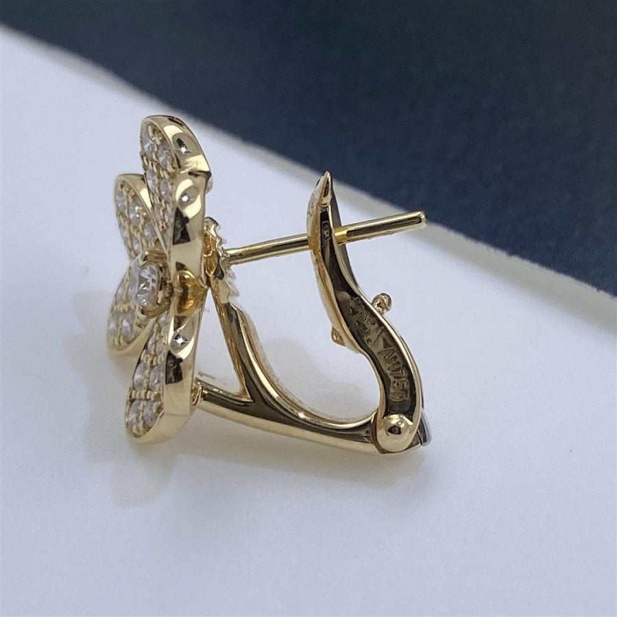 [Bloom]FRIVOLE GOLD FLOWER DIAMOND EARRINGS