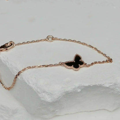 [Bloom]BUTTERFLY ONYX  BUTTERFLY BRACELET