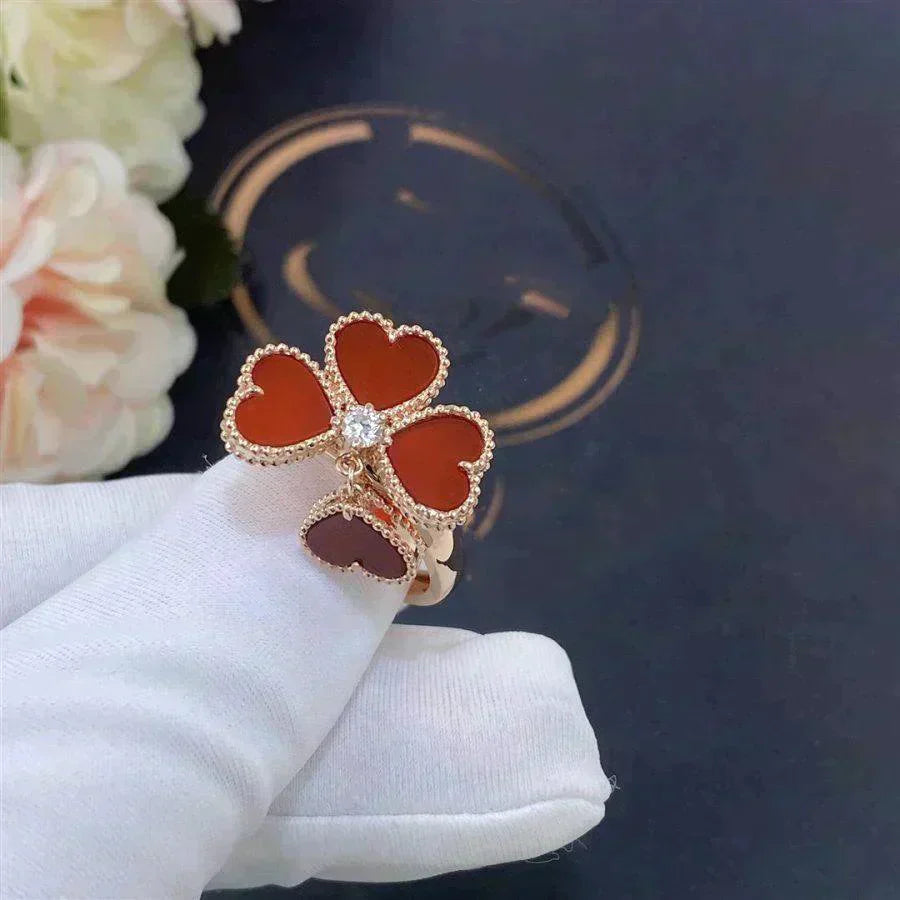 [Bloom]SWEET CLOVER CARNELIAN RING