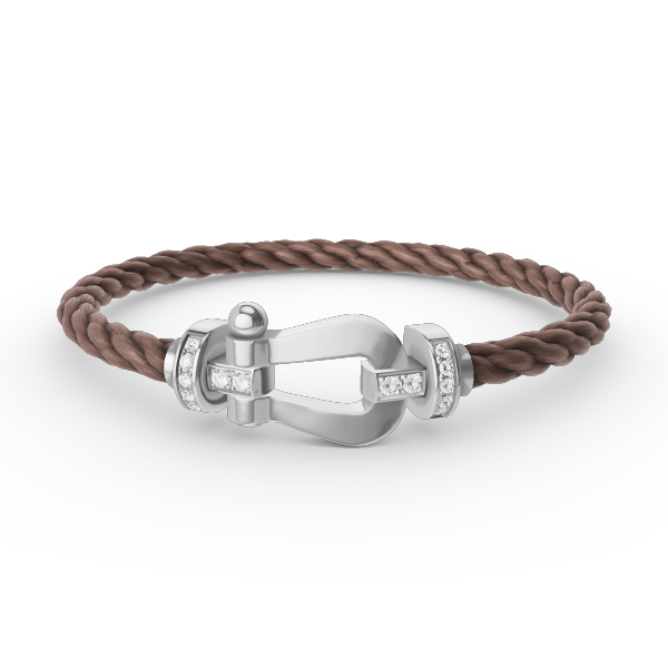 [Bloom]FORCE LARGE HORSESHOE HALF DIAMOND BRACELET SILVER