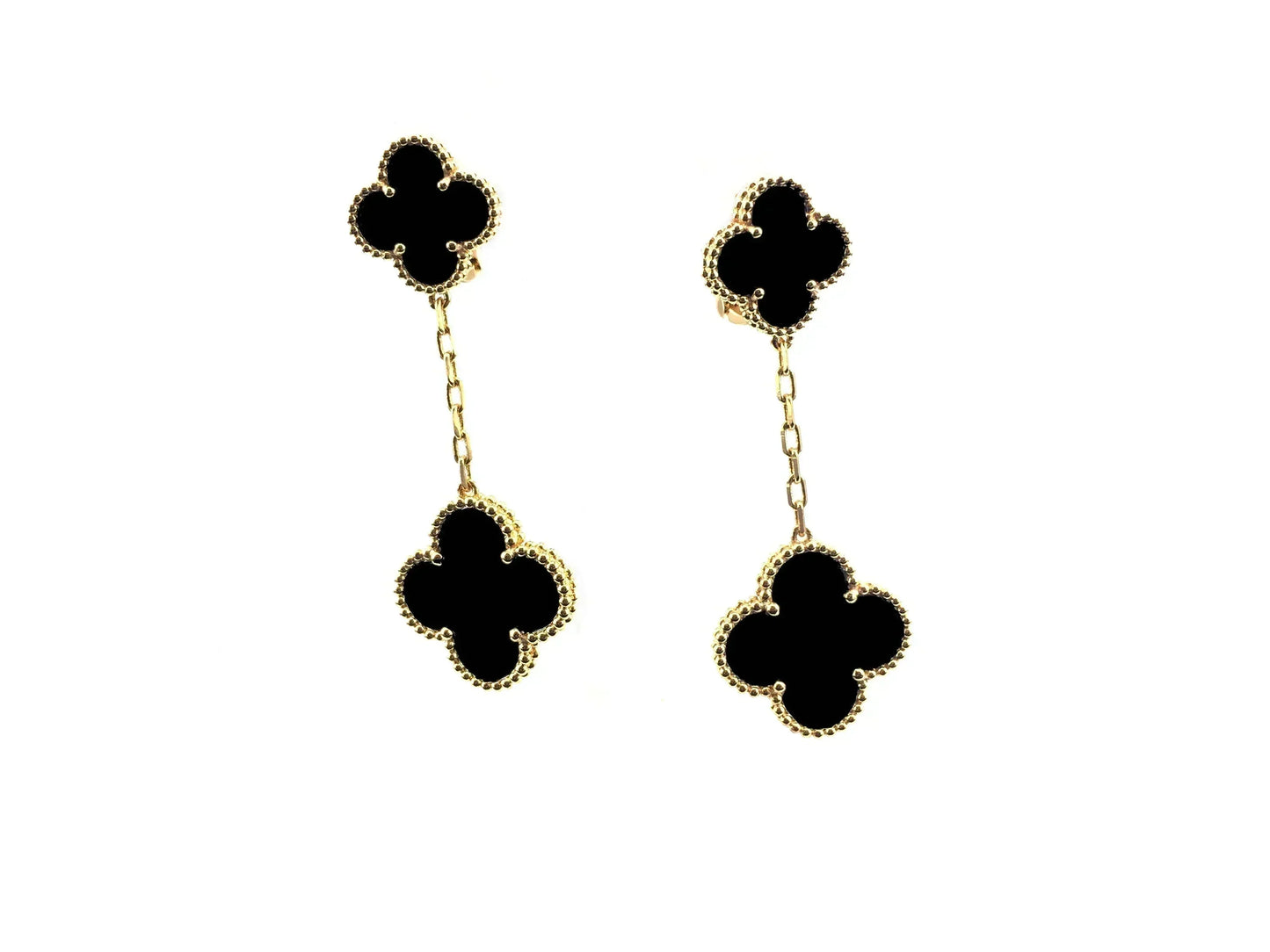 [Bloom]CLOVER 2 MOTIFS  EARRINGS (MULTIPLE CHOICESC