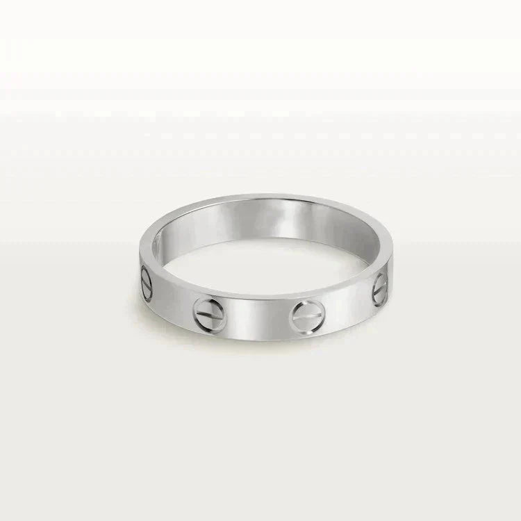 [Bloom]LOVE RING 4MM 1 DIAMOND SILVER